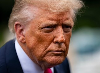 Fotografía del presidente de Estados Unidos, Donald Trump. Foto La Hora: EFE