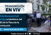 La Hora traslada en vivo el operativo para desalojar el Sindicato de Trabajadores de la Educación de Guatemala (STEG) del Palacio. Diseño La Hora: Alejandro Ramírez