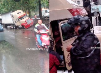 El vocero de la PMT capitalina, Amílcar Montejo, informó sobre un accidente de tránsito que complica la movilidad en el Periférico. Foto La Hora: Amilcar Montejo