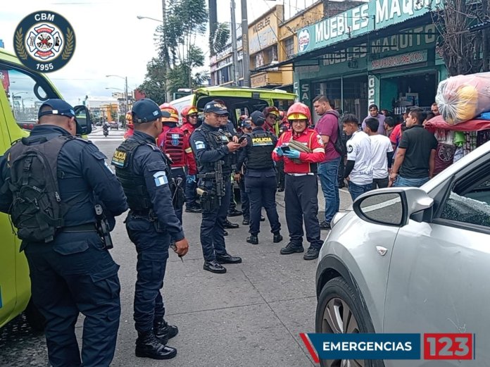 Ataque armado en la Avenida Bolívar deja un herido tras despojarlo de Q25 mil