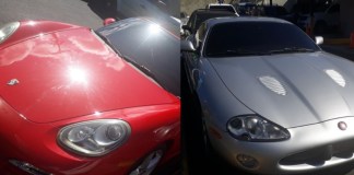 Dos automóviles deportivos, así como una casa ubicada en Villa Nueva, vinculados a narcotraficante, pasarán a manos del Estado. Foto La Hora: MP