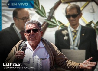 Un dirigente del STEG, cercano a Joviel Acevedo, recibe una remuneración mensual por una condecoración otorgada por Alejandro Giammattei. Foto Diseño La Hora: Francisco Altán