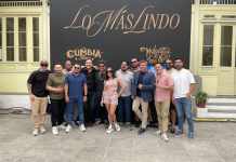 Presentación de "Lo más lindo", resultado de la colaboración entre Malacates Trébol Shop y Los Cumbia Stars. Foto: La Hora/ Víctor García.