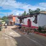 Medios locales reportan daños en Comapa derivado de los temblores de este martes 29 de julio. Foto La Hora: cortesía