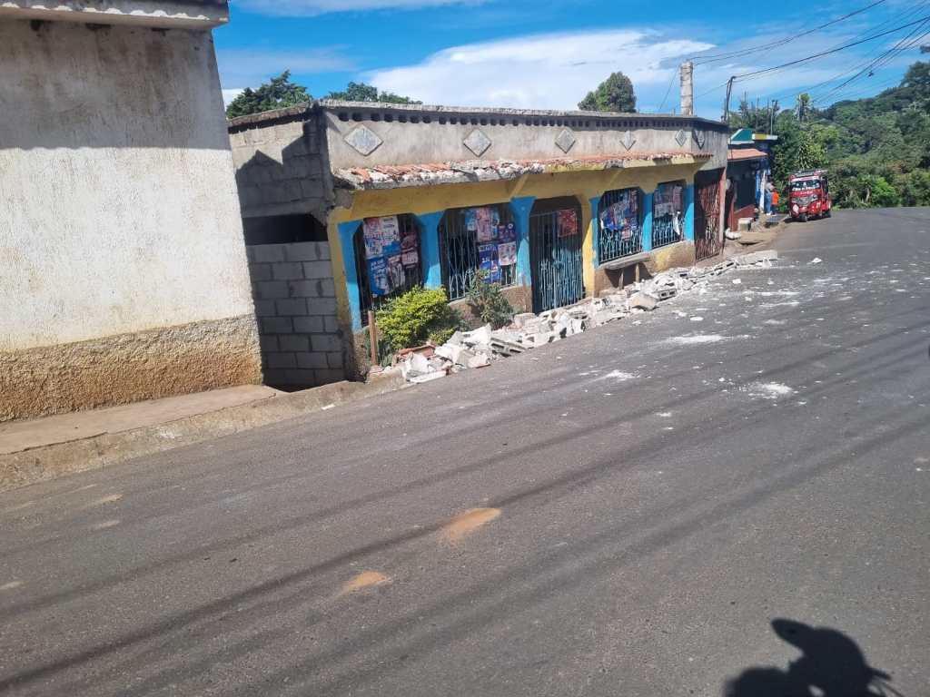 Medios locales reportan daños en Comapa derivado de los temblores de este martes 29 de julio. Foto La Hora: cortesía