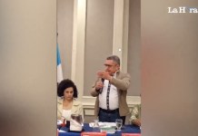 El líder del Sindicato de Trabajadores de la Educación de Guatemala (STEG), Joviel Acevedo, aseguró que "recrudecerá" medidas. Foto La Hora: STEG Huehue