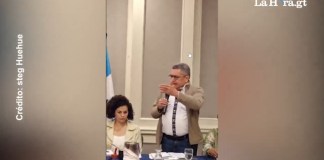 El líder del Sindicato de Trabajadores de la Educación de Guatemala (STEG), Joviel Acevedo, aseguró que "recrudecerá" medidas. Foto La Hora: STEG Huehue