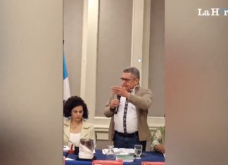 El líder del Sindicato de Trabajadores de la Educación de Guatemala (STEG), Joviel Acevedo, aseguró que "recrudecerá" medidas. Foto La Hora: STEG Huehue