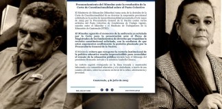 Mineduc dice "tomar nota" tras resolución de la Corte de Constitucionalidad (CC), tras amparo presentado por la PGN por artículos del Pacto Colectivo.