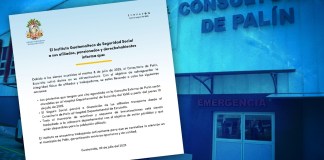 IGSS informa sobre cambio de sede en Palín, Escuintla, tras daños por sismos.