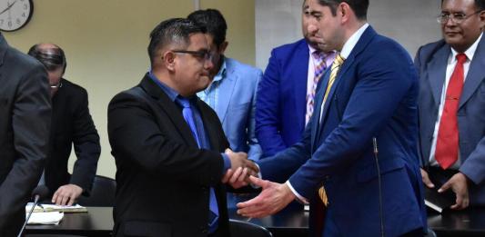 La exfiscal anticorrupción, Stuardo Campo, fue absuelto del delito de incumplimiento de deberes dentro del caso Alfa 7. Foto La Hora: Daniel Ramírez