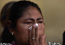 Entre llanto, familiares de las víctimas del caso Hogar Seguro pidieron sentencias ejemplares. Foto La Hora: Daniel Ramírez