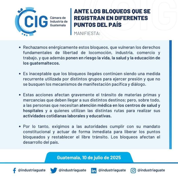 industria comunicado