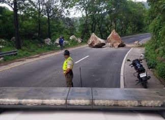 Carreteras afectadas por los sismos