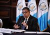 El titular de la Secretaría de Planificación y Programación de la Presidencia (Segeplan), Carlos Mendoza respondió a Rafael Curruchiche. Foto La Hora: Segeplan