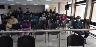Juez Jimi Bremer ligó a proceso a 15 supuestos integrantes de los "Piratas de la Muerte". Foto La Hora: Daniel Ramírez