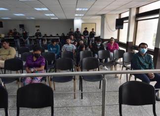 Juez Jimi Bremer ligó a proceso a 15 supuestos integrantes de los "Piratas de la Muerte". Foto La Hora: Daniel Ramírez