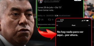 Rafael Curruchiche publica tuit, se arrepiente y lo borra