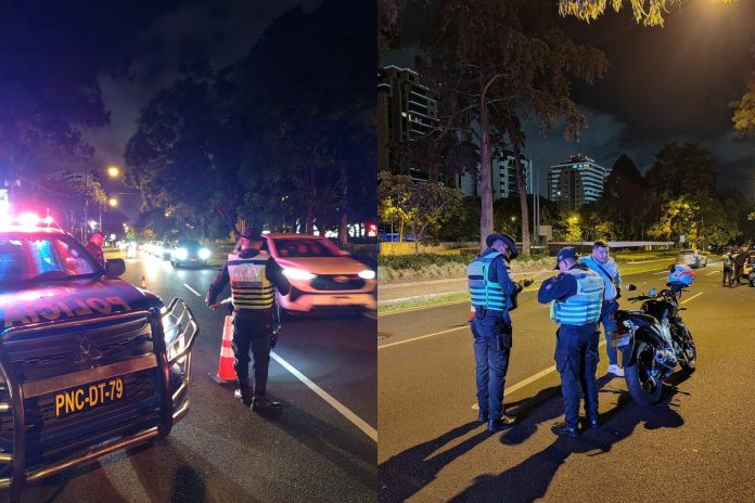 DT-PNC expresa haber impuesto un total de 124 remisiones y capturar a una persona tras operativo contra carreras clandestinas