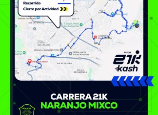 Emixtra comparte el recorrido de la carrera 21k que pasará por varios sectores de ese municipio. Foto: Emixtra