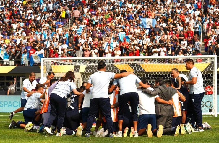 El partido de la selección nacional de Guatemala contra Estados Unidos de la Copa Oro será transmitido desde la Plaza Obelisco. Foto La Hora: FFG