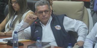 Joviel Acevedo condicionó el regreso a clases con una mesa de negociación que será liderada por la UNE de Sandra Torres. Foto La Hora: Fabricio Alonzo