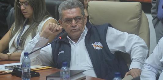 Joviel Acevedo condicionó el regreso a clases con una mesa de negociación que será liderada por la UNE de Sandra Torres. Foto La Hora: Fabricio Alonzo