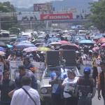 Los bloqueos por parte del Sindicato de Trabajadores de la Educación de Guatemala (STEG) continuarán este viernes 11 de julio. Foto La Hora: Fabricio Alonzo