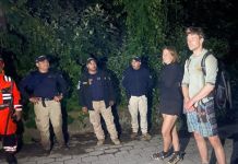 Localizan a turistas extranjeros que se encontraban perdidos en el volcán Tolimán. Foto La Hora: PNC