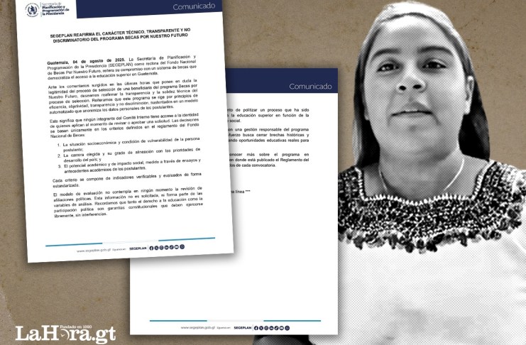 Segeplan expresa su rechazo ante "intentos de politizar" la entrega de becas en su programa de beneficiarios.
