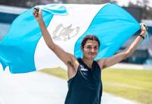 El atleta guatemalteco se prepara para participar en la competencia mundial que se desarrollará en Tokio, en setiembre próximo. Foto La Hora: Federación Deportiva Nacional de Atletismo.