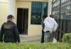 La Policía Nacional Civil (PNC) informó sobre la captura de un hombre de ciudadanía colombiana, acusado de amenazar a un adolescente. Foto La Hora: PNC