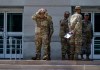 Fotografía de miembros de la Guardia Nacional en Washington. Foto la Hora: EFE