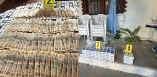 60 mil quetzales en efectivo y cigarros de presunto contrabando localizados en Peten