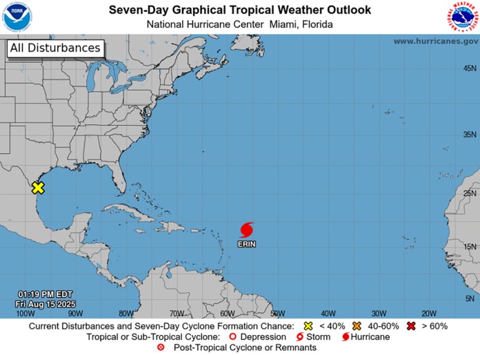 Erin se convierte en un huracán 