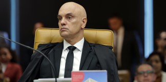 Fotografía cedida por el Supremo Tribunal Federal de Brasil que muestra al juez brasileño de la Corte Suprema, Alexandre de Moraes. Foto La Hora: EFE