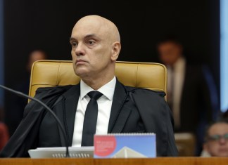Fotografía cedida por el Supremo Tribunal Federal de Brasil que muestra al juez brasileño de la Corte Suprema, Alexandre de Moraes. Foto La Hora: EFE