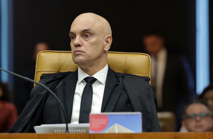 Fotografía cedida por el Supremo Tribunal Federal de Brasil que muestra al juez brasileño de la Corte Suprema, Alexandre de Moraes. Foto La Hora: EFE