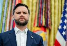 Imagen de archivo del vicepresidente de EE.UU. J.D. Vance. Foto La Hora: EFE