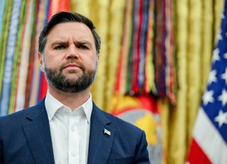 Imagen de archivo del vicepresidente de EE.UU. J.D. Vance. Foto La Hora: EFE
