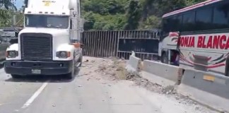 Por segundo día, transporte pesado es protagonista de accidente en ruta al Atlántico
