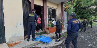 Allanamientos realizados contra banda criminal "Los Chipilines". Foto La Hora: PNC