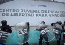 Cerca de 500 menores permanecen resguardados en centros administrados por la SBS Antimotines en el Centro Especializado de Reinserción Juvenil I (CER I), a un costado de «Las Gaviotas». Foto La Hora: José Orozco