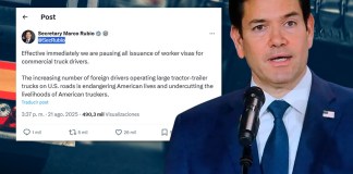 Marco Rubio anuncia pausa en emisión de visas para transportistas en EE.UU. Arte La Hora: Alejandro Ramírez