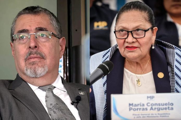El Ministerio Público (MP), y Consuelo Porras responde a Bernardo Arévalo ante sus declaraciones sobre la gestión en los últimos 7 años. Foto La Hora: Archivo