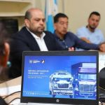Autoridades se reúnen con gremial de transporte extraurbano para explicar el Sistema Limitador de Velocidad. Foto La Hora: CIV