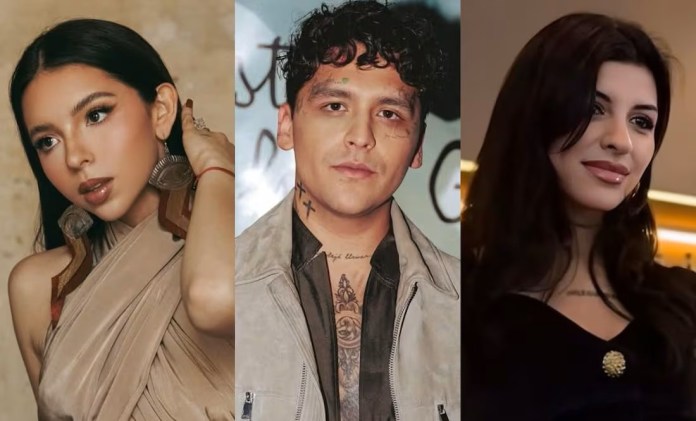 Ángela Aguilar, Christian Nodal y Cazzu