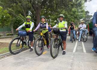 Pedaleando en el Centro, una actividad para realizarla con amigos y familiares. Foto: Facebook de Bicitour Muniguate