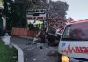 Colisión en Carretera a El Salvador (CA-1) kilómetro 25.5; piloto tenía licencia vencida.