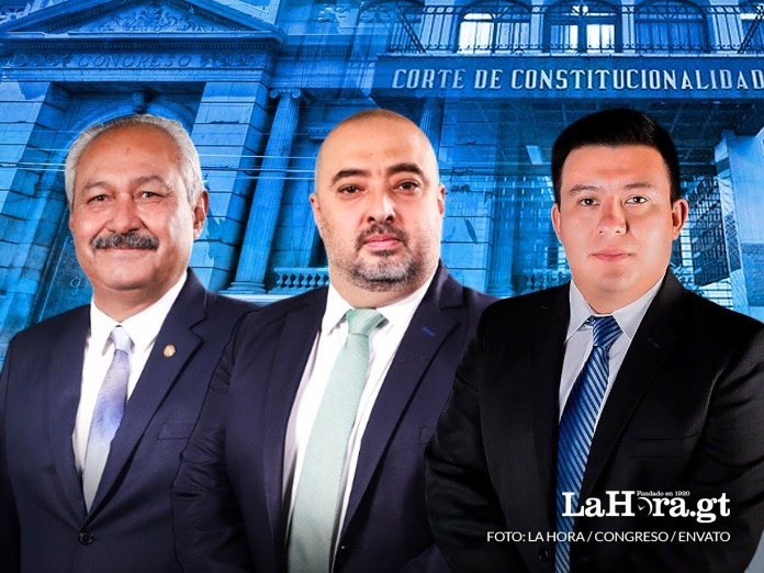 CC otorgó un amparo a la UNE, para expulsar a otros tres diputados de la bancada en el Congreso. Arte La Hora: Alejandro Ramírez
